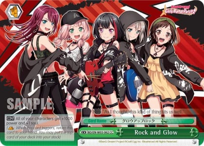 Rock and Glow, BanG Dream! Girls Band Party! MULTI LIVE BD/EN-W03-062 CC