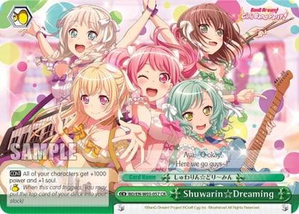 Shuwarin Dreaming, BanG Dream! Girls Band Party! MULTI LIVE BD/EN-W03-057 CR