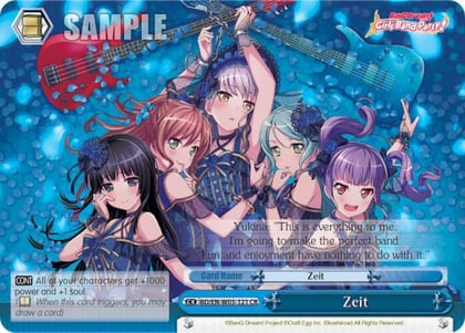 Zeit, BanG Dream! Girls Band Party! MULTI LIVE BD/EN-W03-121 CR