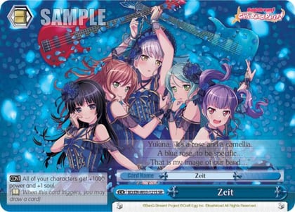 Zeit (SR), BanG Dream! Girls Band Party! MULTI LIVE BD/EN-W03-121S SR