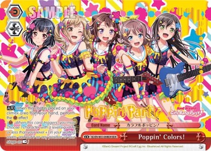 Poppin'Colors! (BDR), BanG Dream! Girls Band Party! MULTI LIVE BD/EN-W03-089BDR BDR