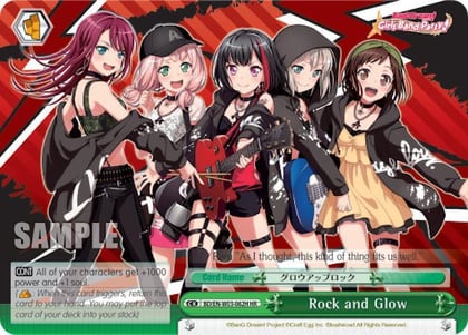 Rock and Glow (HR), BanG Dream! Girls Band Party! MULTI LIVE BD/EN-W03-062H HR