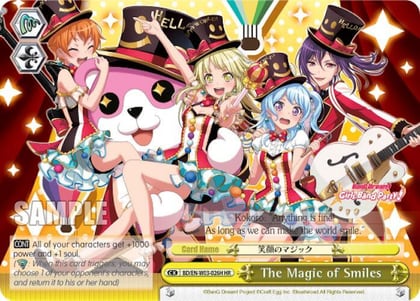 The Magic of Smiles (HR), BanG Dream! Girls Band Party! MULTI LIVE BD/EN-W03-026H HR