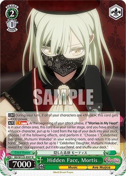 Hidden Face, Mortis, MyGO!!!!! x Ave Mujica BD/W125-E007 R