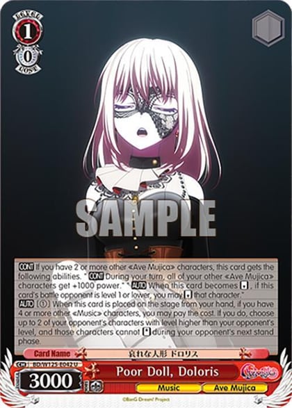 Poor Doll, Doloris, MyGO!!!!! x Ave Mujica BD/W125-E042 U