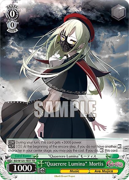 "Quaerere Lumina" Mortis, MyGO!!!!! x Ave Mujica BD/W125-TE01