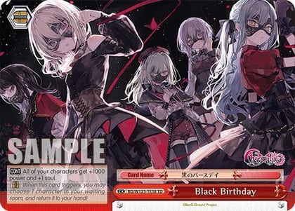 Black Birthday, MyGO!!!!! x Ave Mujica BD/W125-TE18