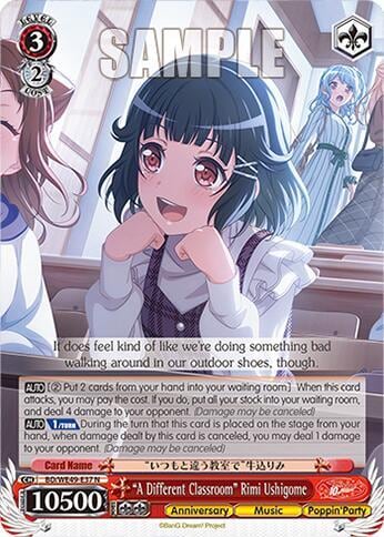 "A Different Classroom" Rimi Ushigome, BanG Dream! 10th Anniversary! Premium Booster BD/WE49-E37