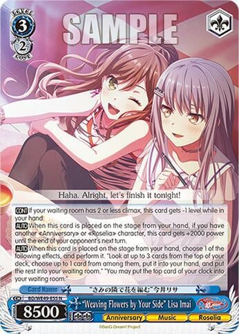 "Weaving Flowers by Your Side" Lisa Imai, BanG Dream! 10th Anniversary! Premium Booster BD/WE49-E55