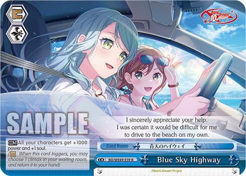 Blue Sky Highway, BanG Dream! 10th Anniversary! Premium Booster BD/WE49-E59