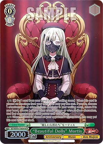 "Beautiful Dolls" Mortis (BDR), BanG Dream! 10th Anniversary! Premium Booster BD/WE49-E18BDR