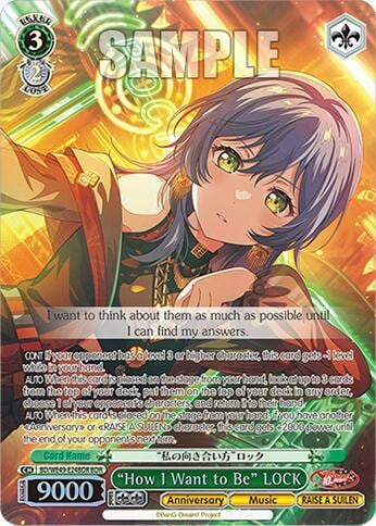 "How I Want to Be" LOCK (BDR), BanG Dream! 10th Anniversary! Premium Booster BD/WE49-E24BDR