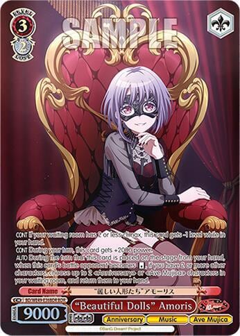 "Beautiful Dolls" Amoris (BDR), BanG Dream! 10th Anniversary! Premium Booster BD/WE49-E36BDR