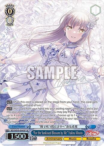 "For the Sunkissed Blossom by Me" Yukina Minato (SP), BanG Dream! 10th Anniversary! Premium Booster BD/WE49-E44SP