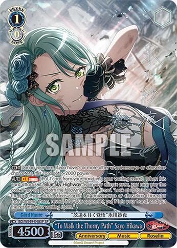 "To Walk the Thorny Path" Sayo Hikawa (SP), BanG Dream! 10th Anniversary! Premium Booster BD/WE49-E48SP