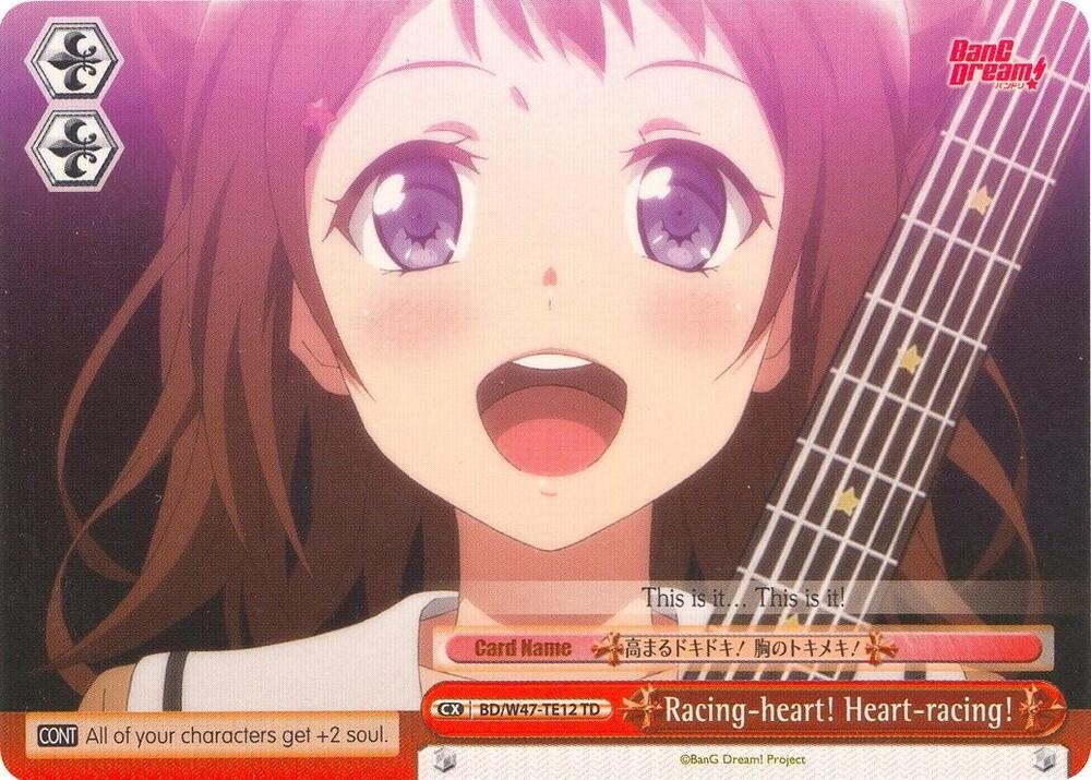 Racing-heart! Heart-racing!, BanG Dream! BD/W47-TE12 TD