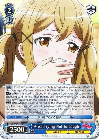 Arisa Trying Not to Laugh (SR), BanG Dream! BD/W47-E090S SR