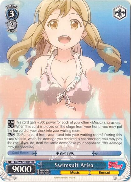 Swimsuit Arisa, BanG Dream! BD/W47-E083 RR