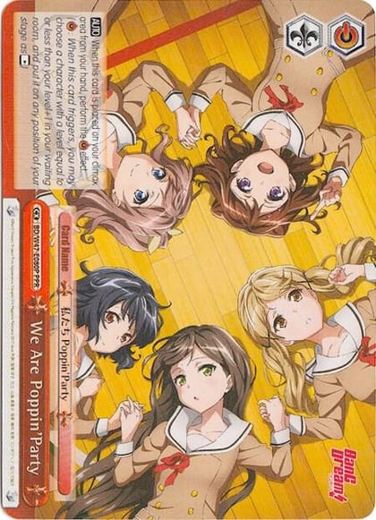 We Are Poppin'Party (Parallel Foil), BanG Dream! BD/W47-E080P PPR