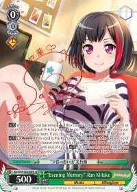"Evening Memory" Ran Mitake (B) (SP), BanG Dream! Girls Band Party! BD/W54-E026SPb SP