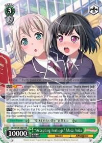 "Accepting Feelings" Moca Aoba, BanG Dream! Girls Band Party! BD/W54-E027 RR