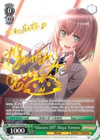 "Glasses Off" Maya Yamato (A) (SP), BanG Dream! Girls Band Party! BD/W54-E028SPa SP