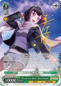 "Proof I'm Here" Ran Mitake (A) (SPM), BanG Dream! Girls Band Party! BD/W54-E032SPMa SPM