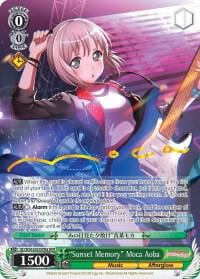 "Sunset Memory" Moca Aoba (A) (SPM), BanG Dream! Girls Band Party! BD/W54-E033SPMa SPM