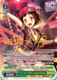 "Act, Don't Think!" Tsugumi Hazawa (A) (SPM), BanG Dream! Girls Band Party! BD/W54-E036SPMa SPM