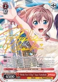 "Bride For A Day" Saya Yamabuki (A) (SP), BanG Dream! Girls Band Party! BD/W54-E057SPa SP