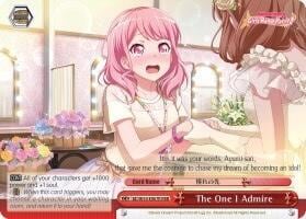 The One I Admire (RRR), BanG Dream! Girls Band Party! BD/W54-E067R RRR