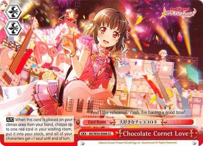Chocolate Cornet Love, BanG Dream! Girls Band Party! BD/W54-E068 CC