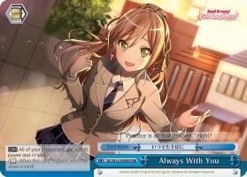 Always With You (RRR), BanG Dream! Girls Band Party! BD/W54-E099R RRR