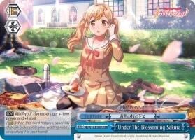Under The Blossoming Sakura (RRR), BanG Dream! Girls Band Party! BD/W54-E100R RRR