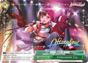 Enthusiastic Cry (Alternate Art Promo), BanG Dream! Girls Band Party! BD/W54-E047PR PR