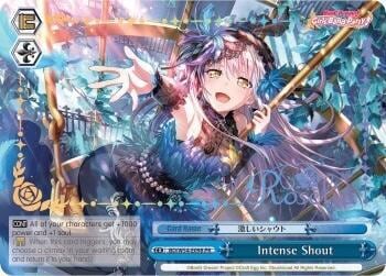 Intense Shout (Alternate Art Promo), BanG Dream! Girls Band Party! BD/W54-E098PR PR