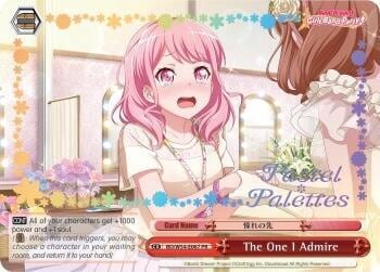 The One I Admire (Alternate Art Promo), BanG Dream! Girls Band Party! BD/W54-E067PR PR