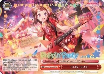 STAR BEAT! (Alternate Art Promo), BanG Dream! Girls Band Party! BD/W54-E066PR PR