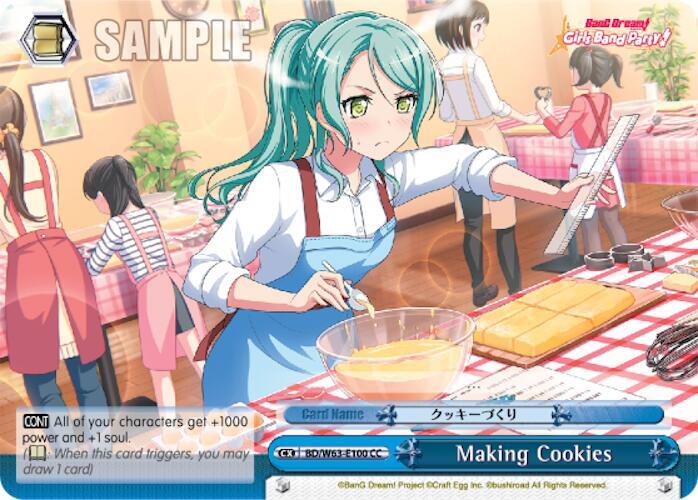 Making Cookies, BanG Dream! Girls Band Party! Vol.2 BD/W63-E100 CC