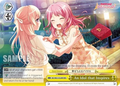 An Idol that Inspires (RRR), BanG Dream! Girls Band Party! Vol.2 BD/W63-E024R RRR