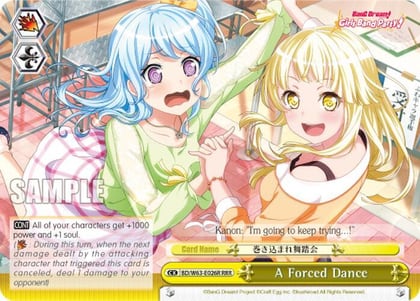 A Forced Dance (RRR), BanG Dream! Girls Band Party! Vol.2 BD/W63-E026R RRR