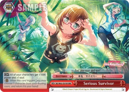 Serious Survivor (RRR), BanG Dream! Girls Band Party! Vol.2 BD/W63-E070R RRR