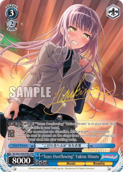 "Tears Overflowing" Yukina Minato (SPM) (A), BanG Dream! Girls Band Party! Vol.2 BD/W63-E080SPMa SPM