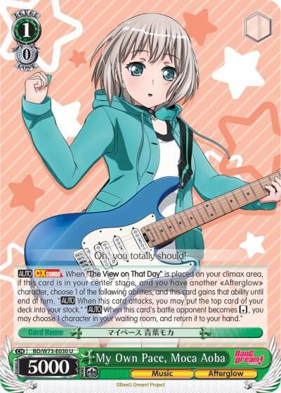 My Own Pace, Moca Aoba, BanG Dream! Vol.2 BD/W73-E030 U