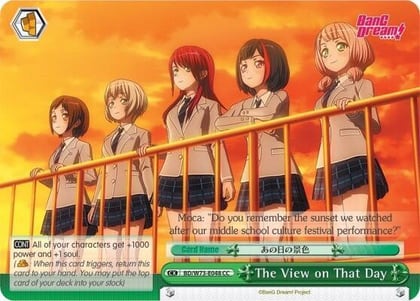 The View on That Day, BanG Dream! Vol.2 BD/W73-E048 CC