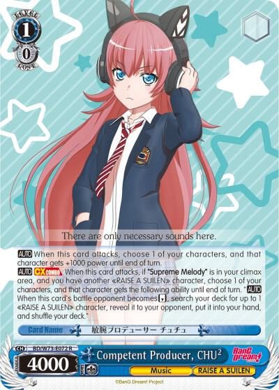 Competent Producer, CHU², BanG Dream! Vol.2 BD/W73-E072 R