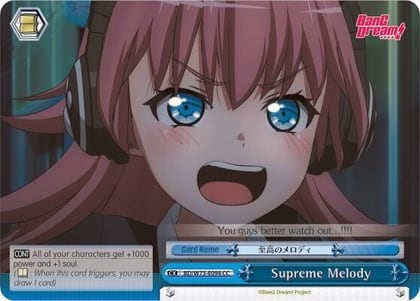 Supreme Melody, BanG Dream! Vol.2 BD/W73-E098 CC