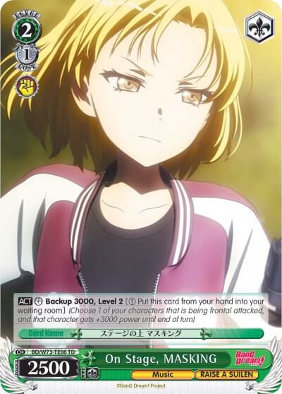 On Stage, MASKING, BanG Dream! Vol.2 BD/W73-TE06 TD