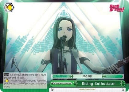 Rising Enthusiasm, BanG Dream! Vol.2 BD/W73-TE12 TD