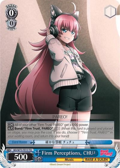 Firm Perceptions, CHU², BanG Dream! Vol.2 BD/W73-TE13 TD